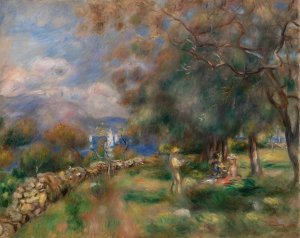 Peninsula of Saint-Jean by Pierre-Auguste Renoir Oil Painting
