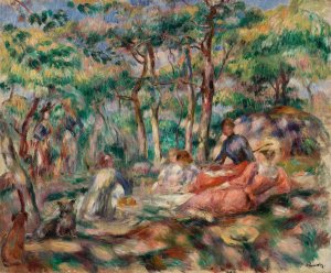 Picnic by Pierre-Auguste Renoir Oil Painting