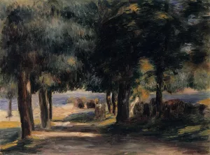 Pine Wood on the Cote d'Azur by Pierre-Auguste Renoir Oil Painting
