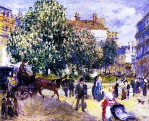 Place de la Trinite, Paris II by Pierre-Auguste Renoir Oil Painting