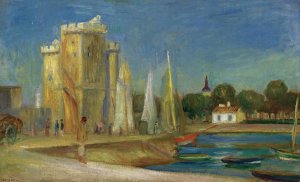 Port De La Rochelle by Pierre-Auguste Renoir Oil Painting