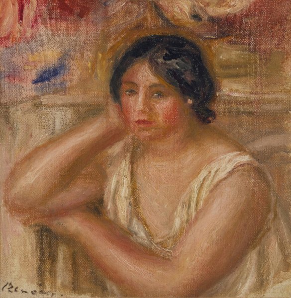 Portrait de Gabrielle by Pierre-Auguste Renoir - Hand-Painted Oil Painting Reproduction