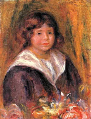 Portrait of a Boy Jean Pascalis by Pierre-Auguste Renoir - Oil Painting Reproduction