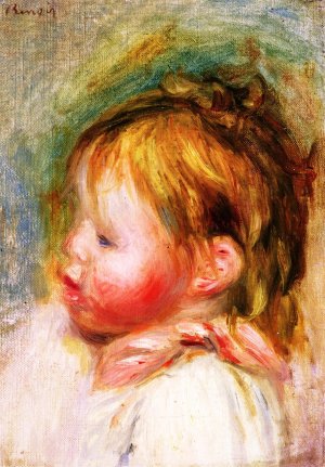 Portrait of a Child by Pierre-Auguste Renoir Oil Painting