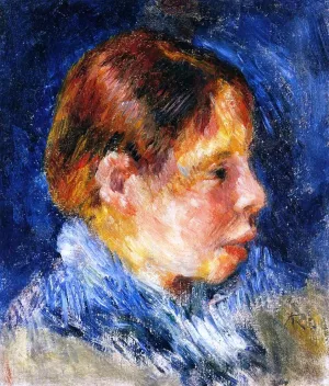 Portrait of a Child by Pierre-Auguste Renoir - Oil Painting Reproduction