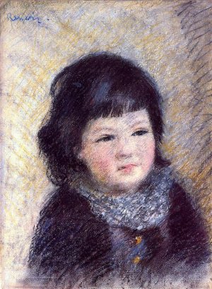 Portrait of a Child by Pierre-Auguste Renoir Oil Painting