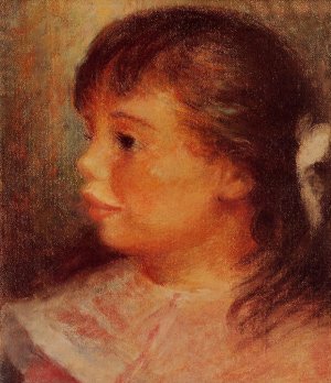 Portrait of a Little Girl II by Pierre-Auguste Renoir Oil Painting