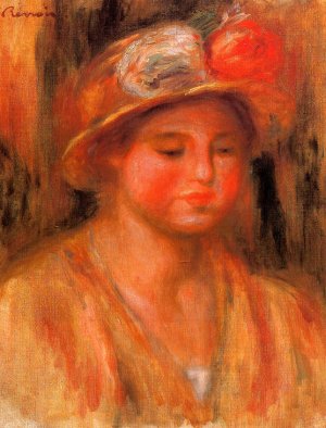 Portrait of a Woman 5 by Pierre-Auguste Renoir Oil Painting