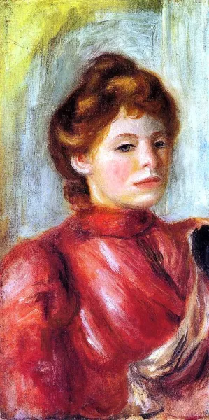 Portrait of a Woman 7 by Pierre-Auguste Renoir - Oil Painting Reproduction