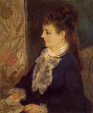 Portrait of an Anonymous Sitter by Pierre-Auguste Renoir - Oil Painting Reproduction