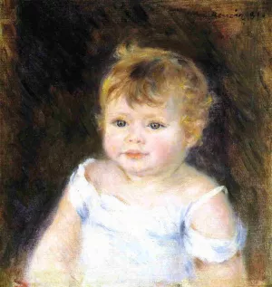 Portrait of an Infant by Pierre-Auguste Renoir - Oil Painting Reproduction