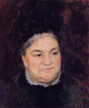 Portrait of an Old Woman also known as Madame le Coeur Oil painting by Pierre-Auguste Renoir