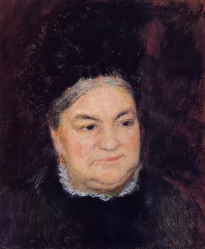 Portrait of an Old Woman also known as Madame le Coeur by Pierre-Auguste Renoir Oil Painting