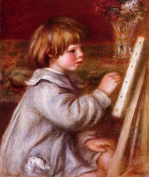 Portrait of Claude Renoir Painting painting by Pierre-Auguste Renoir