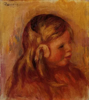 Portrait of Claude by Pierre-Auguste Renoir - Oil Painting Reproduction