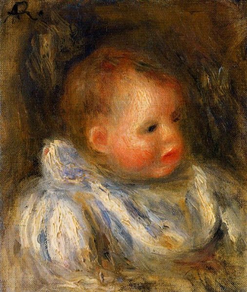 Portrait of Coco by Pierre-Auguste Renoir - Hand-Painted Oil Painting Reproduction