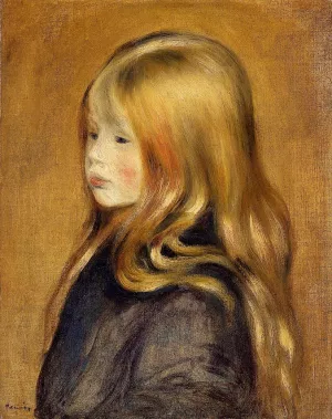 Portrait of Edmond Renoir, Jr. by Pierre-Auguste Renoir - Oil Painting Reproduction