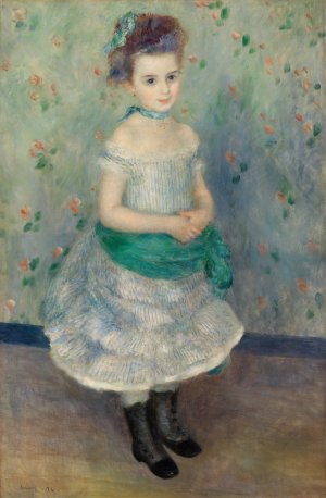 Portrait of Jeanne Durand-Ruel by Pierre-Auguste Renoir Oil Painting