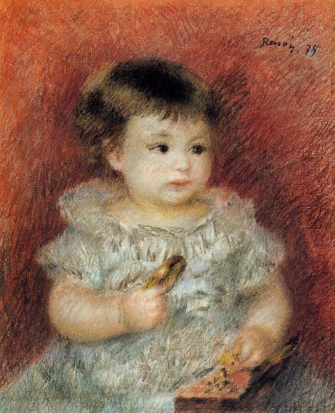 Portrait of Lucien Daudet by Pierre-Auguste Renoir - Hand-Painted Oil Painting Reproduction