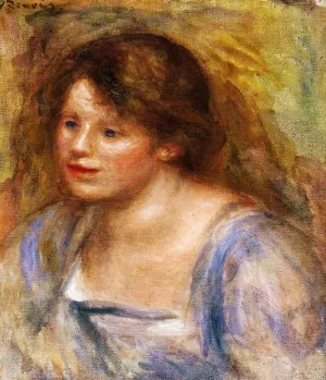 Portrait of Lucienne by Pierre-Auguste Renoir - Oil Painting Reproduction