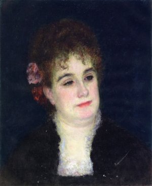 Portrait of Madame Charpentier by Pierre-Auguste Renoir Oil Painting