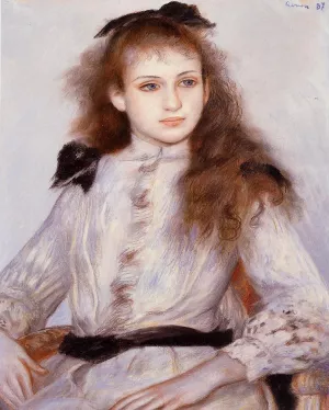 Portrait of Madeleine Adam by Pierre-Auguste Renoir - Oil Painting Reproduction