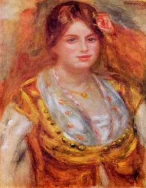 Portrait of Mademoiselle Francois by Pierre-Auguste Renoir - Oil Painting Reproduction