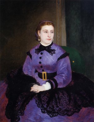 Portrait of Mademoiselle Sicotg Oil painting by Pierre-Auguste Renoir