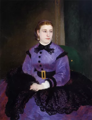 Portrait of Mademoiselle Sicotg by Pierre-Auguste Renoir Oil Painting