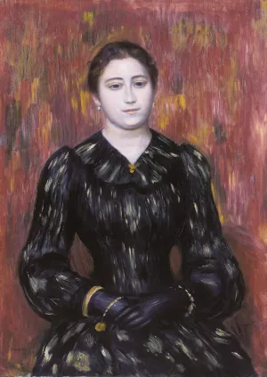Portrait of Mme. Paulin by Pierre-Auguste Renoir Oil Painting