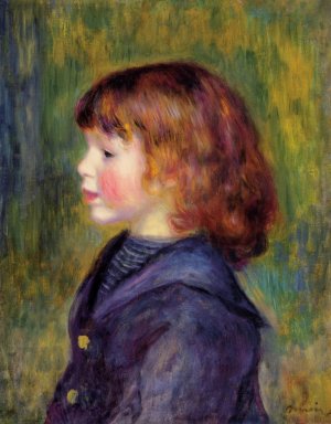 Portrait of Pierre Renoir in a Sailor Suit by Pierre-Auguste Renoir Oil Painting