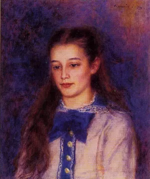 Portrait of Therese Berard by Pierre-Auguste Renoir - Oil Painting Reproduction