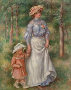 Promenade by Pierre-Auguste Renoir Oil Painting