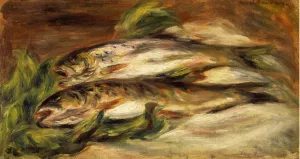 Rainbow Trout by Pierre-Auguste Renoir Oil Painting