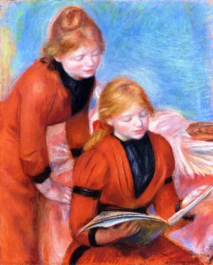 Reading II painting by Pierre-Auguste Renoir