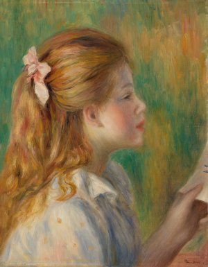 Reading by Pierre-Auguste Renoir Oil Painting