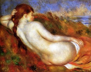 Reclining Nude II by Pierre-Auguste Renoir Oil Painting