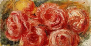 Red Roses by Pierre-Auguste Renoir - Oil Painting Reproduction