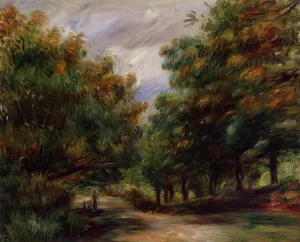 Road Near Cagnes by Pierre-Auguste Renoir - Oil Painting Reproduction
