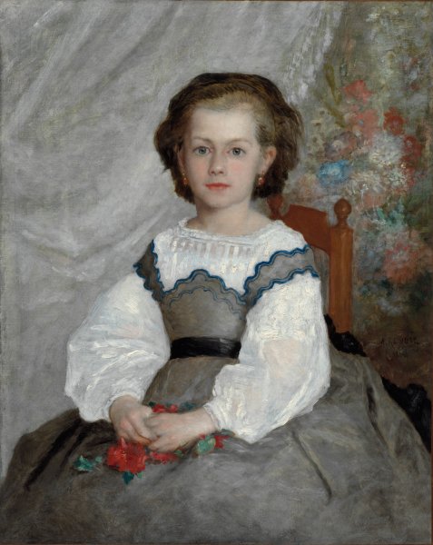 Romaine Lacaux  by Pierre-Auguste Renoir - Hand-Painted Oil Painting Reproduction
