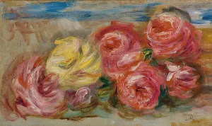 Roses by Pierre-Auguste Renoir Oil Painting