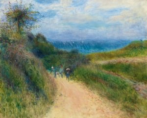 Route a Berneval by Pierre-Auguste Renoir Oil Painting