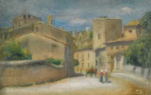 Rue A Villeneuve-Les-Avignon by Pierre-Auguste Renoir Oil Painting