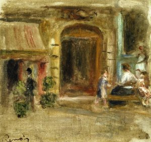 Rue Caulaincourt by Pierre-Auguste Renoir Oil Painting