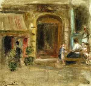 Rue Caulaincourt painting by Pierre-Auguste Renoir