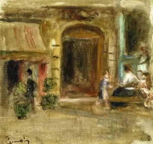 Rue Caulaincourt by Pierre-Auguste Renoir Oil Painting