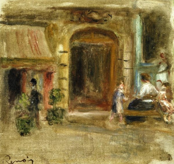 Rue Caulaincourt by Pierre-Auguste Renoir - Hand-Painted Oil Painting Reproduction