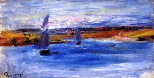 Sailboats by Pierre-Auguste Renoir - Oil Painting Reproduction
