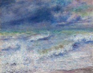 Seascape Oil painting by Pierre-Auguste Renoir