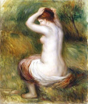 Seated Nude II by Pierre-Auguste Renoir Oil Painting